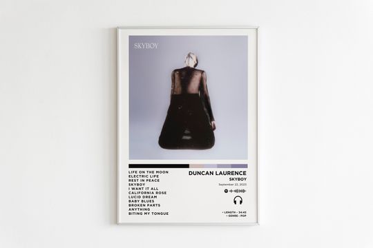 Discover Duncan Laurence - Skyboy Album Poster