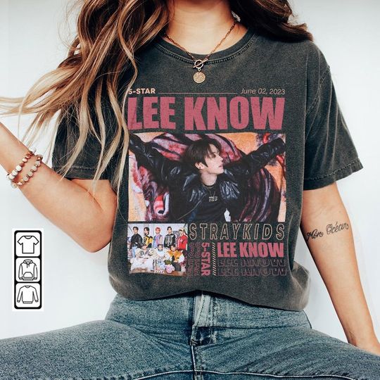 Discover Stray Kids Lee Know Kpop Shirt, 5 Star Album Tee, Stray Kids Tee