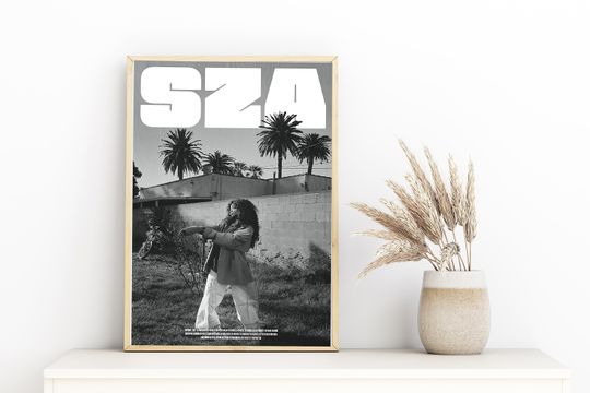 Discover Vintage SzaPoster, SZA CTRL Print, Sza Tracklist Poster