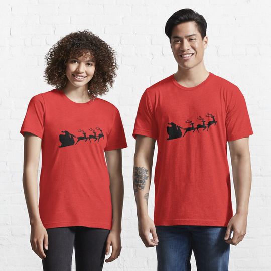 Discover Santa Sleigh Essential T-Shirt