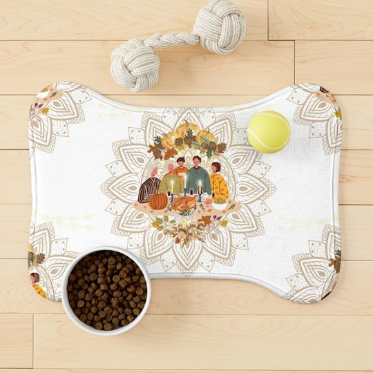 Discover Thanksgiving Dinner with Family at Grandparents house Pet Mat