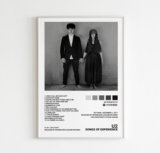 Discover U2 - Songs of Experience Poster / Album Cover Poster