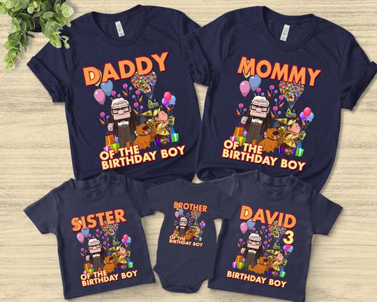 Discover Up Movie Family Birthday Shirt | Up Birthday T Shirt