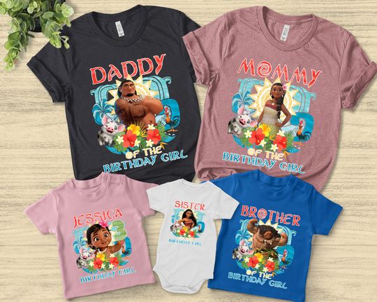 Discover Personalized Island Themed Animated Birthday Shirt