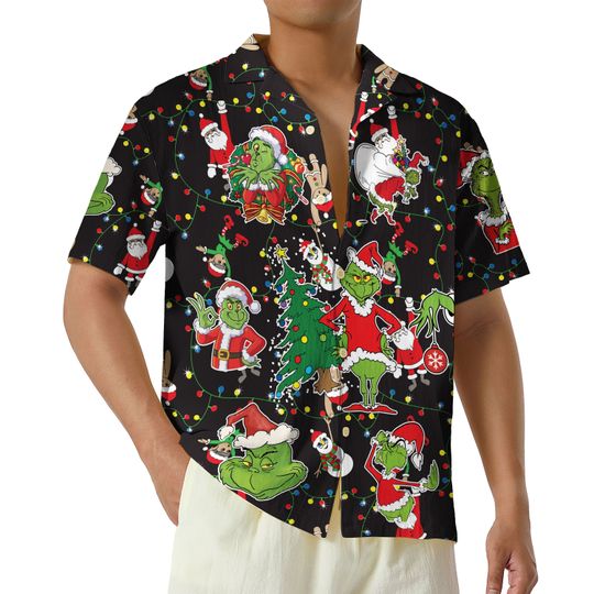 Discover Christmas funny character Hawaiian Shirt, Seuss Geisel Outfit, Heart Hands Christmas Gifts