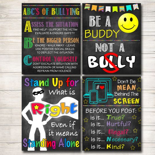 Discover Anti Bully Poster Pack, Classroom Decor