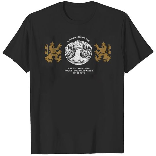 Discover CCOORS Banquet Golden Colorado Logo V1 Pullover Hoodie T-Shirts