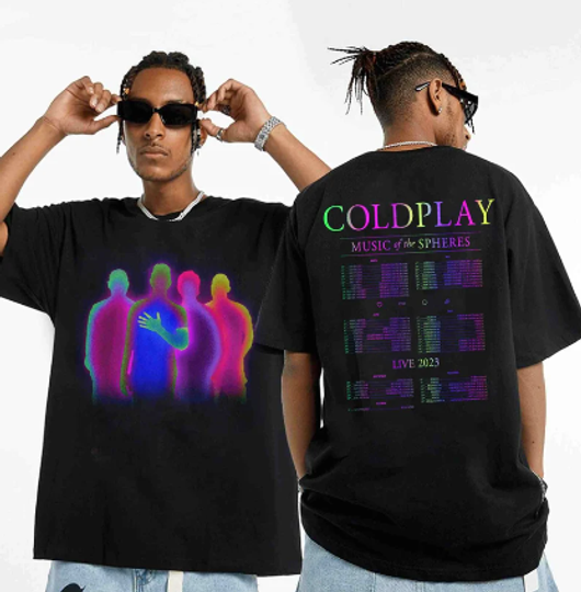 Discover Coldplay World Tour 2023 T-Shirt