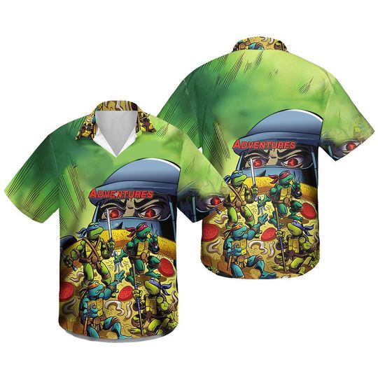 Discover Teenage Mutant Ninja Turtles Adventures Hawaiian Shirt