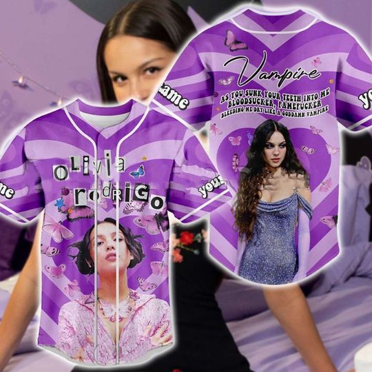 Discover Olivia Rodrigo Guts Baseball Jersey, Album Tracklist Tee, Olivia Rodrigo Merch,  Vampire Song Clothes