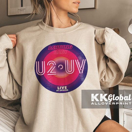 Discover U2 Las Vegas Concert UV Logo T-Shirt