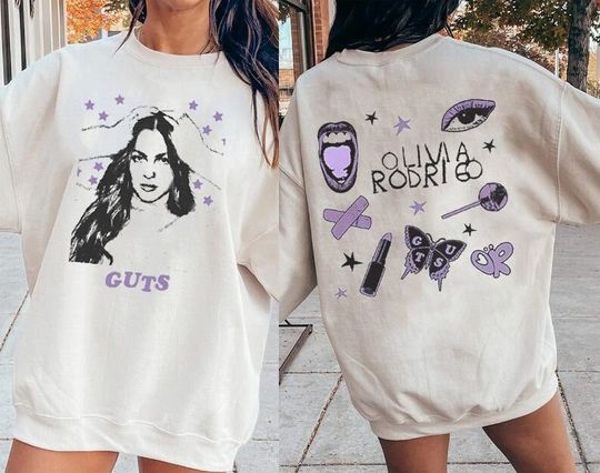 Discover GUTS album Olivia Tour Shirt, Olivia Rodrigo Sweatshirt