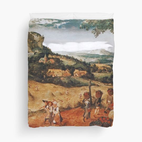Discover The Hay Harvest - Pieter Bruegel the Elder Duvet Cover