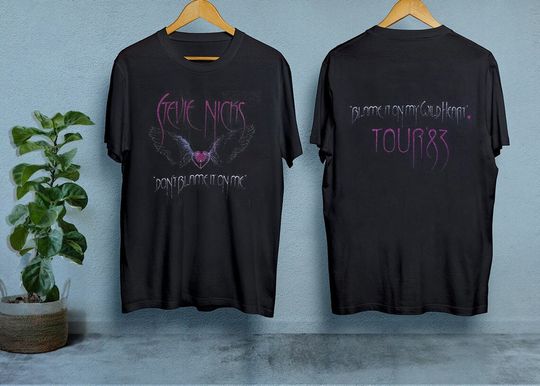 Discover Vintage 1983 Stevie Nicks Don't Blame It On Me Tour T-Shirt, Stevie Nicks Shirt Fan Gifts