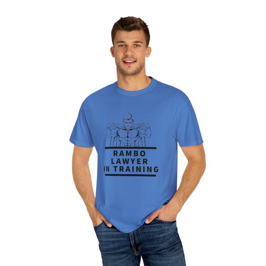 Discover Rambo Lawyer In Training Gift For Mum, Gift For Dad, Unisex Garment-Dyed T-shirt