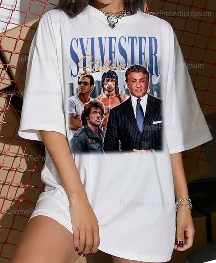 Discover Sylvester Stallone Tribute Classic T-Shirt