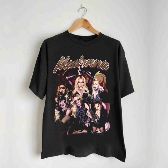 Discover Vintage Madonna 90s Bootleg Fan Shirt
