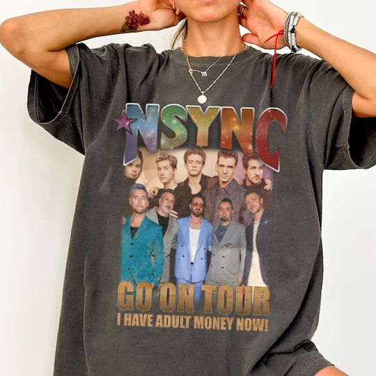 Discover NSYNC 2023 Tour Colorful T-Shirt