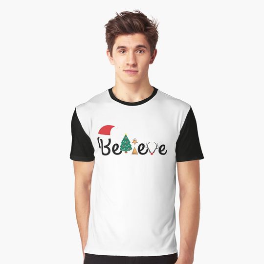 Discover Reindeer Santa Claus Xmas Gifts Graphic Funny Christmas   T-Shirt