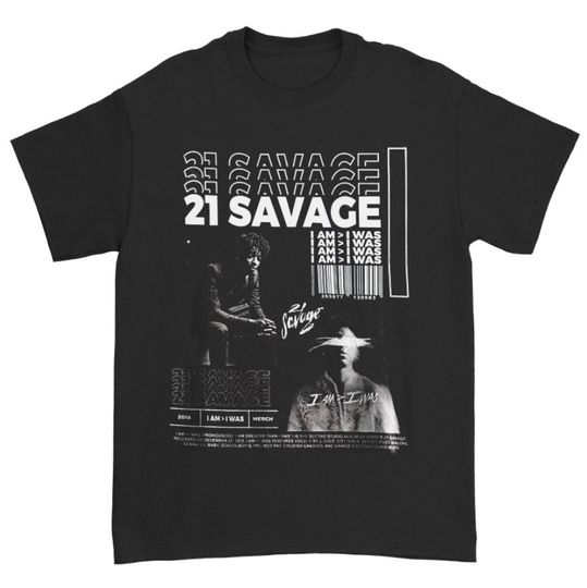 Discover Vintage 21 Savage Shirt | 21 Savage Merch