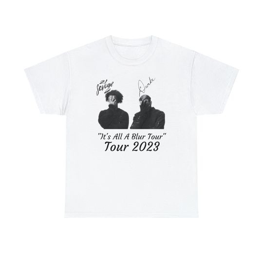 Discover It's All A Blur Tour 2023 Shirt,Drake 21 Savage Shirt