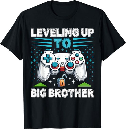 Discover Leveling up to Big Brother 2024 funny gamer T-Shirt
