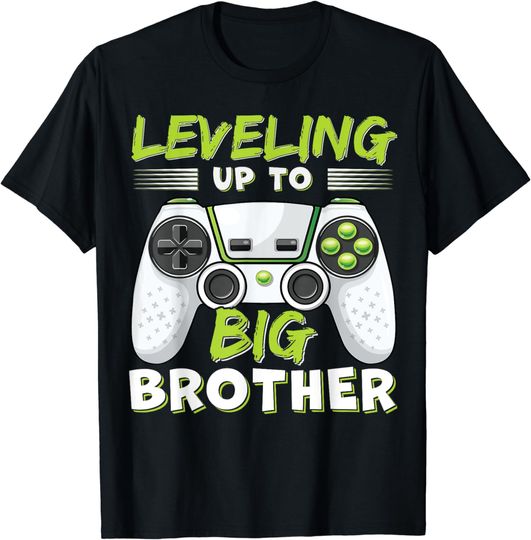 Discover Leveling Up to Big Brother T-Shirt