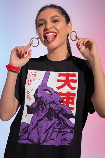 Discover EVA Mech Unisex Graphic Tee, Mecha Shirt, Zero Zero Shirt, Comic Tshirt