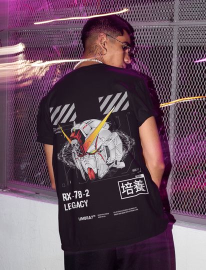 Discover Vintage Gundam Anime Shirt for Anime Lovers