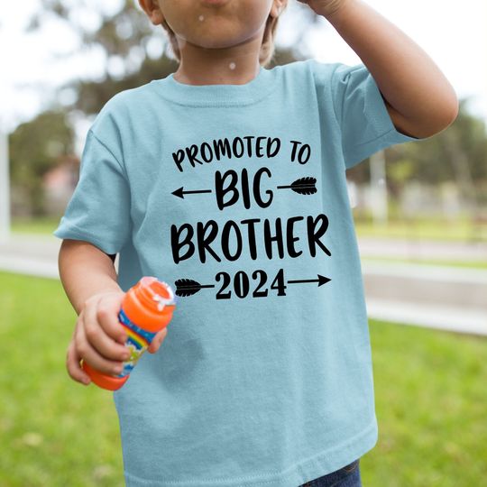 Discover Promoted To Big Brother 2024 Shirt, Big Brother T Shirt, Baby Announcement Shirt