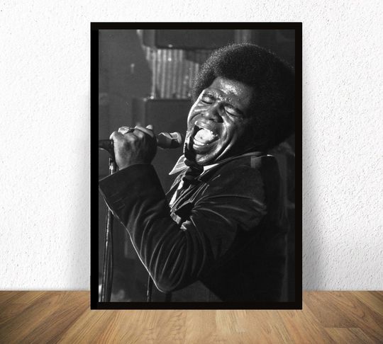 Discover James Brown Music Poster Canvas