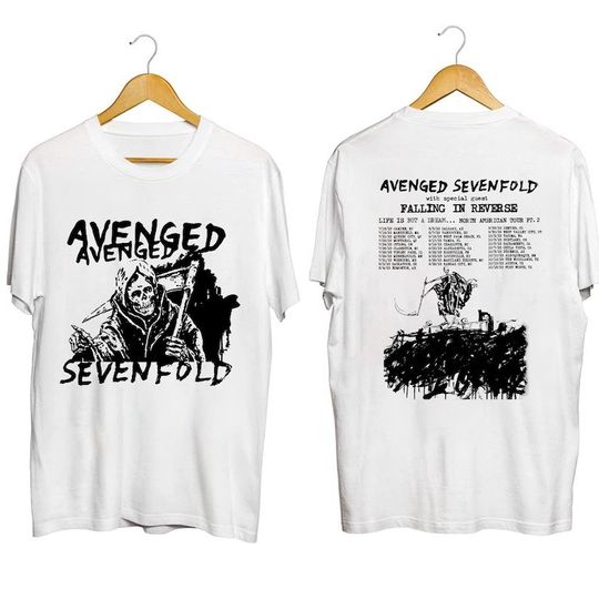 Discover Avenged Sevenfold Life Is But A Dream North American Tour 2023 Shirt
