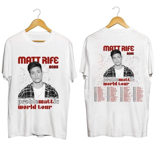Discover Matt Rife 2023 World Tour Shirt, Matthew Steven Rife Shirt