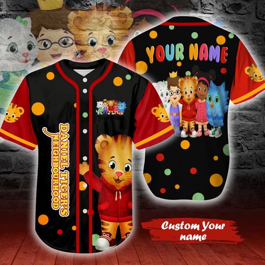Discover Daniel Tigers Neighborhood Friends Basball Jersey