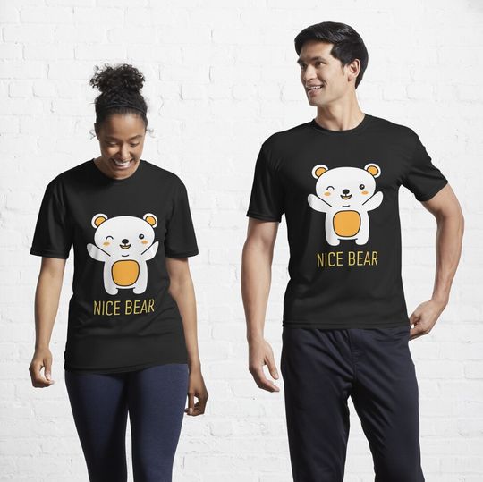 Discover Nice bear Active T-Shirt, Bear Halloween Shirt, Matching Halloween Shirt