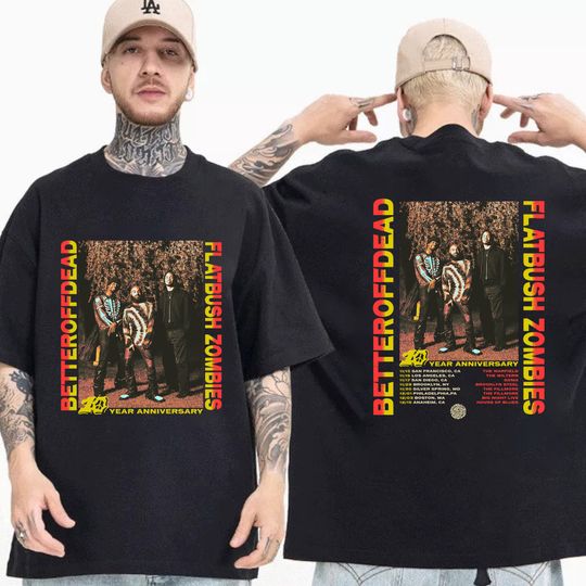 Discover Flatbush Zombies 10 Years Anniversary Band Fan 2023 Concert Shirt