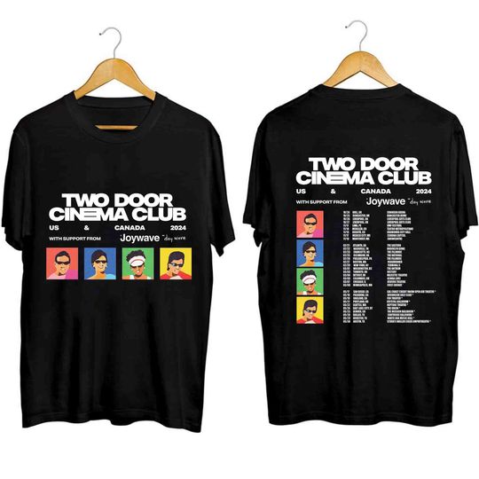 Discover Two Door Cinema Club 2023 2024 Tour Shirt