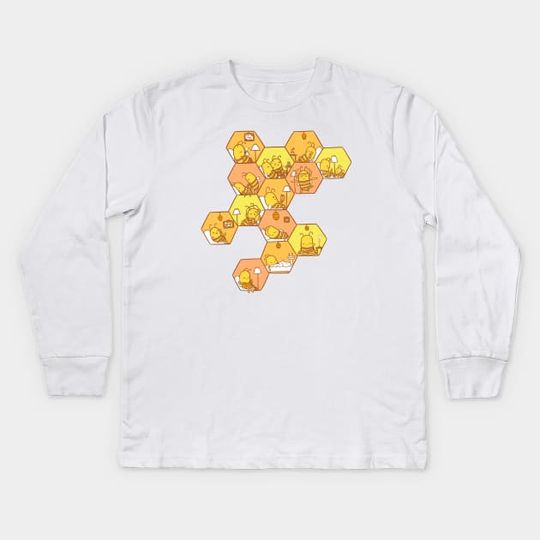 Discover Just Bee - Cute - Kids Long Sleeve T-Shirt