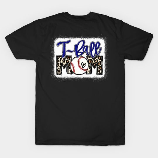 Discover T-Ball Mom Leopard Shirt Tee Ball Mom T-Shirt