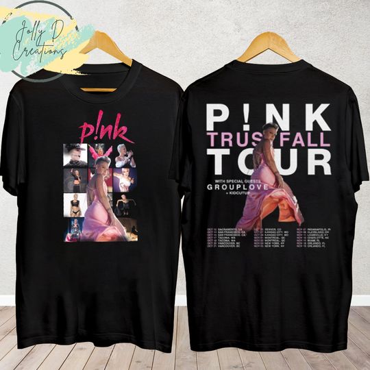 Discover Pink P!nk Trustfall 2023 Shirt, 2023 P!nk Concert Shirt, Trustfall Tour Tee