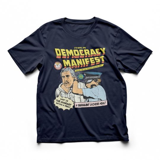 Discover This Is Democracy Manifest Iconic T Shirt | Charles Dozsa Meme T Shirt | Succulent Chinese Meal