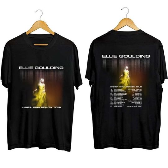 Discover Ellie Goulding Higher Than Heaven Tour 2023 T Shirt