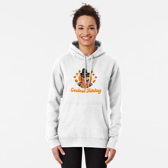 Discover Coolest Turkey Funny Turkey Thanksgiving Hoodie