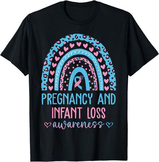 Discover We Wear Blue and Pink Pregnancy and Infant Loss Awareness T-Shirt