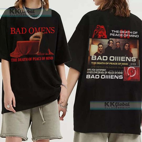 Discover The Death Of Peace Of Mind Album Bad Omens Shirt