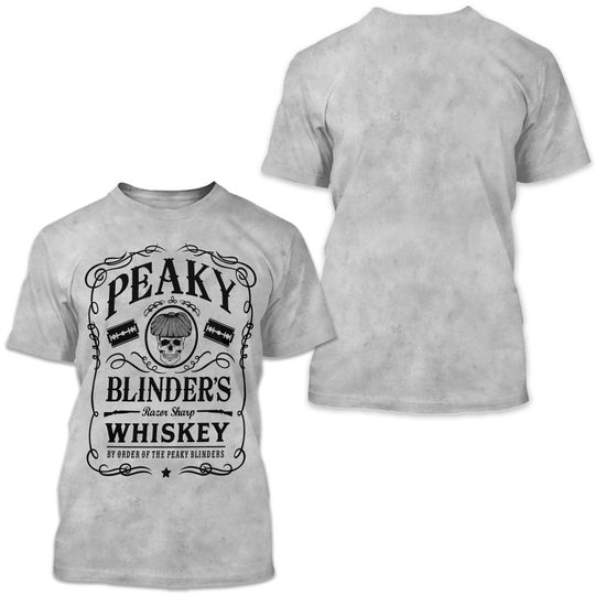 Discover Peaky Blinder's Motor Oil Motorcycles 3D T-shirt
