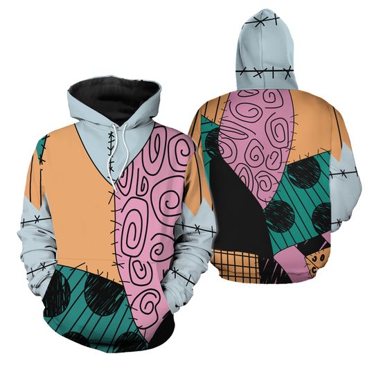 Discover Sally Nightmare Before Christmas Halloween Costumes Hoodie