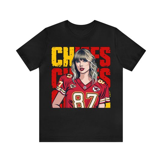 Discover Taylorr Swifts Hearts Kelce in Chiefs Shirt, Traylor Swelce Taylorr Swifts Version Fan Shirt
