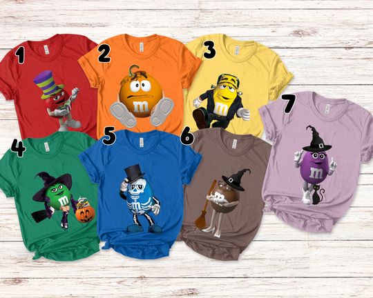 Discover M&M Candies Shirt, M And M Matching Family Shirt, Group MM Shirt, Halloween Candy