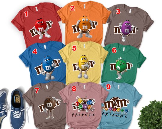 Discover M&M Candies T Shirt, M And M Matching Family Shirt Group shirt halloween candy
